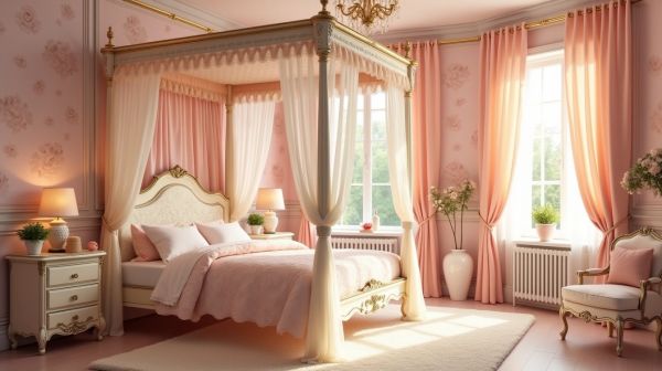 Créez une chambre féérique pour les filles avec du papier peint original