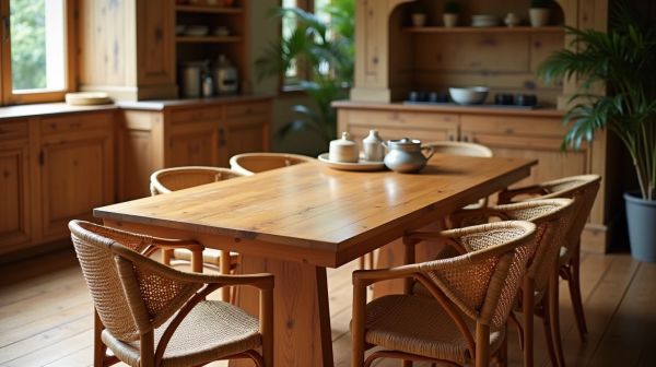 Les meilleurs meubles durables pour accompagner votre table en teck