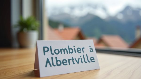 Plombier à Albertville : un consultant pour vos urgences