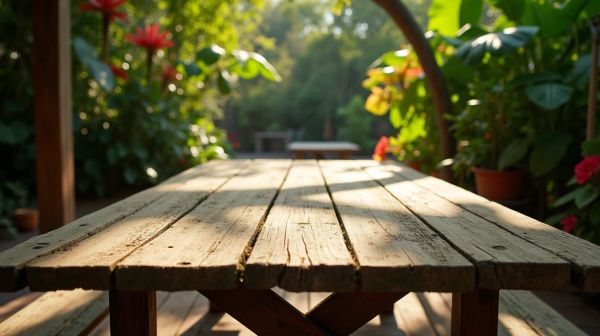Quel meuble résistant choisir pour votre table de jardin en teck ?
