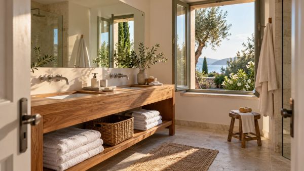 Top 5 meubles sous vasque en teck pour une salle de bains chic